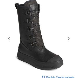 Women's Black Insulated Winter Boot Sperry Brand